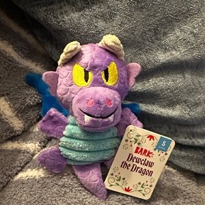 Bark Purple and Blue Dragon Plush
